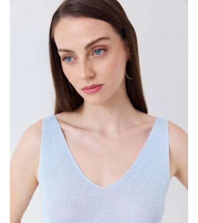 TOP TIRANTES PUNTO METALIZADO | MULAYA