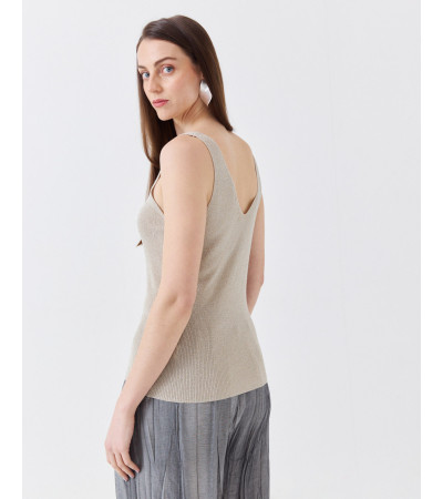 TOP TIRANTES PUNTO METALIZADO | MULAYA