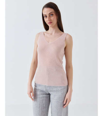 TOP TIRANTES PUNTO METALIZADO | MULAYA