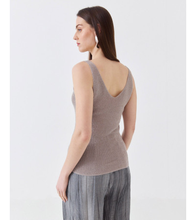 TOP TIRANTES PUNTO METALIZADO | MULAYA