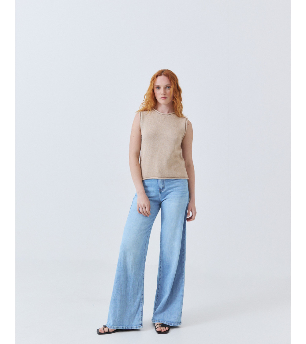 JEANS RECTOS DE TIRO ALTO SOFT STRAIGHT LEG | MULAYA