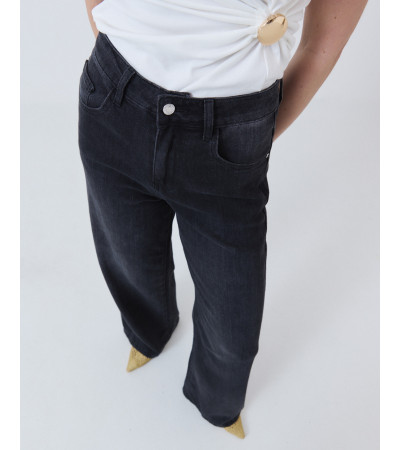 JEANS RECTOS DE TIRO ALTO SOFT STRAIGHT LEG | MULAYA