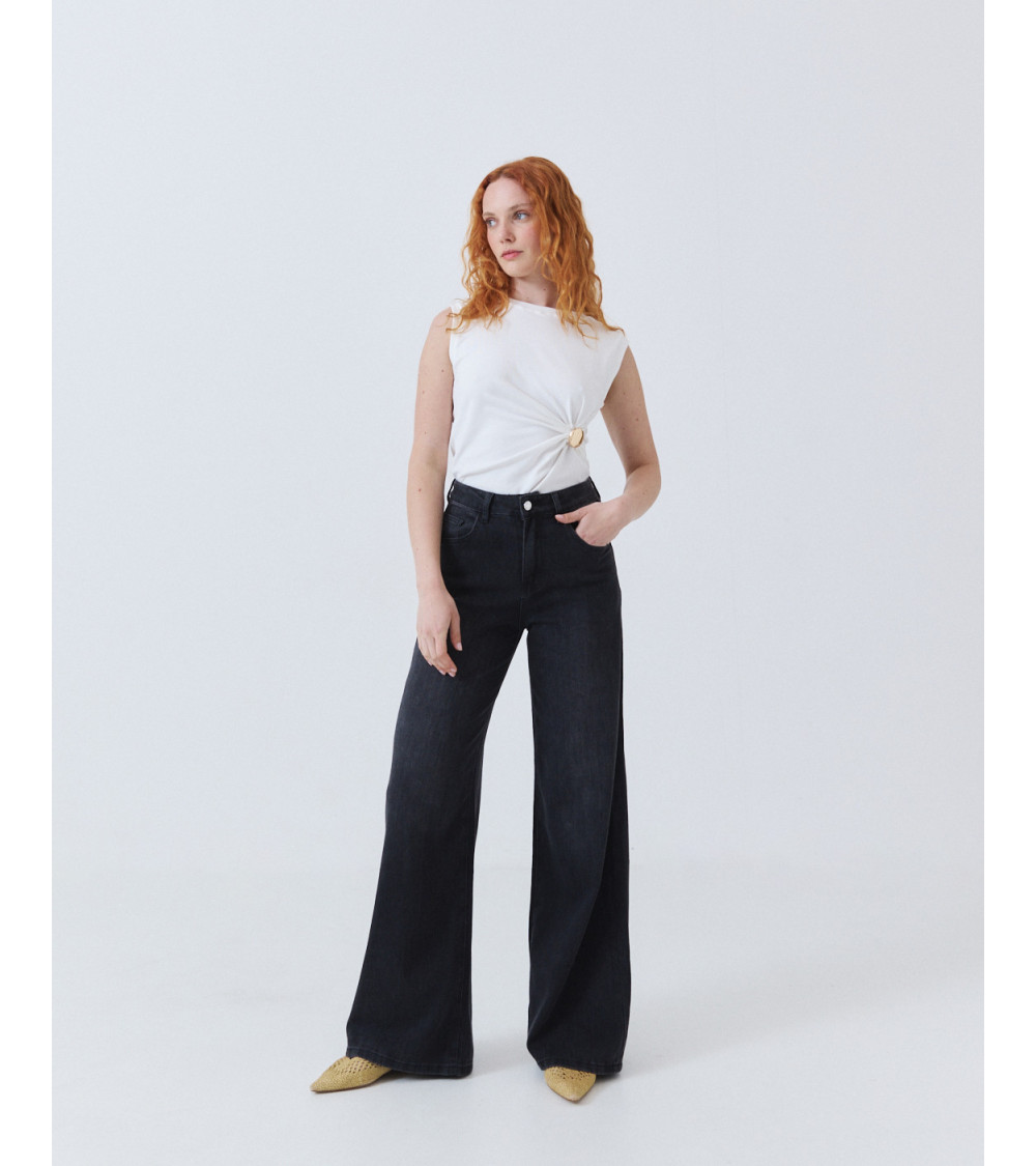 JEANS RECTOS DE TIRO ALTO SOFT STRAIGHT LEG | MULAYA