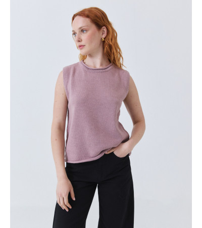 Chaleco de Punto con Botones Laterales | MULAYA