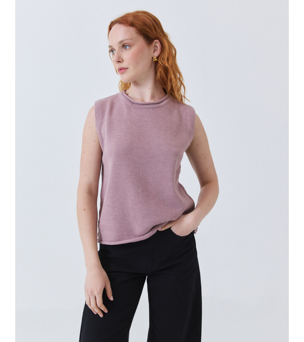 Chaleco de Punto con Botones Laterales | MULAYA