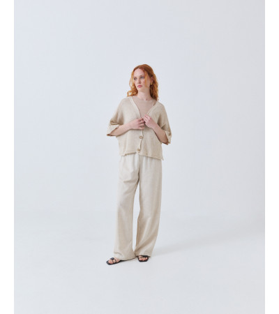 JERSEY MANGA CORTA MURCIÉLAGO CON CUELLO V | MULAYA