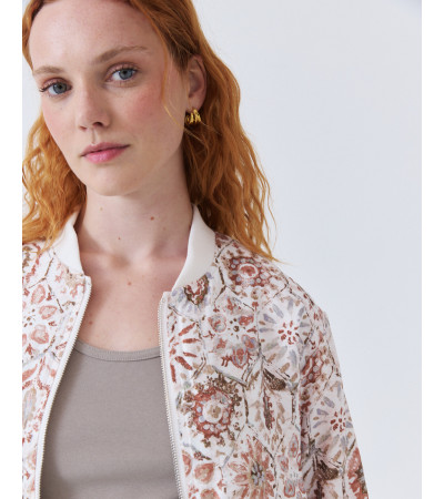 CHAQUETA BOMBER ESTAMPADO | MULAYA