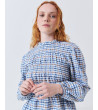 BLUSA FRUNCIDA DE CUADROS VICHY | MULAYA