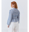 BLUSA FRUNCIDA DE CUADROS VICHY | MULAYA