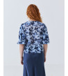 Blusa Estampada de Flores con Manga Abullonada | MULAYA