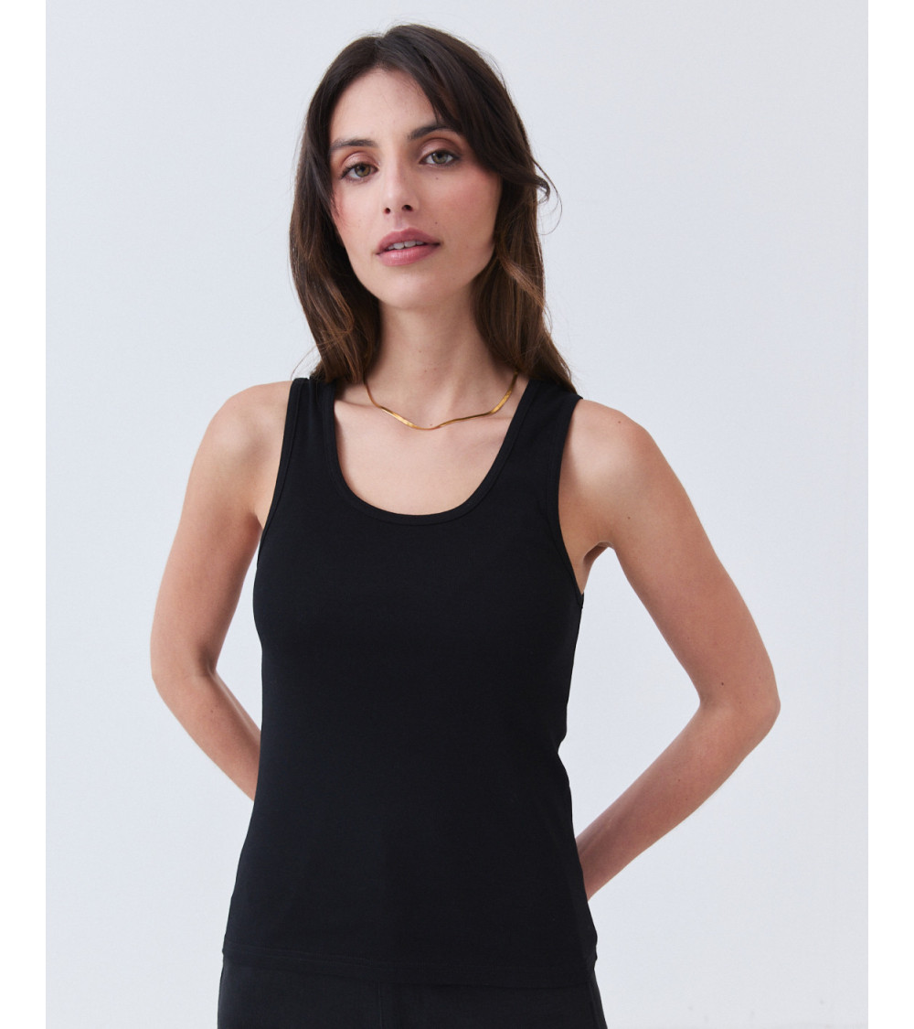 Top Nadadora con Cuello Redondo | MULAYA