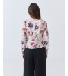 Blusa Cruzada con Estampado de Flores | MULAYA