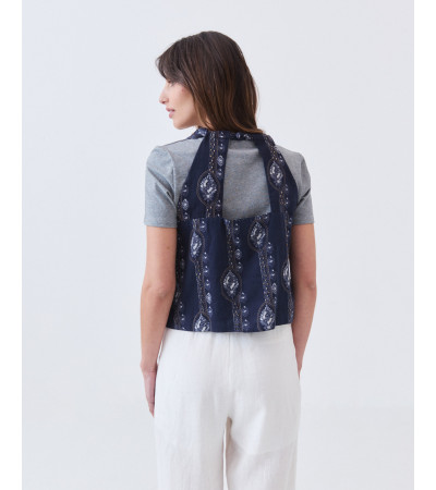 Chaleco Boho con Bordados y Borlas | MULAYA