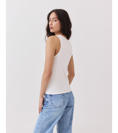 Top Nadadora con Cuello Redondo | MULAYA