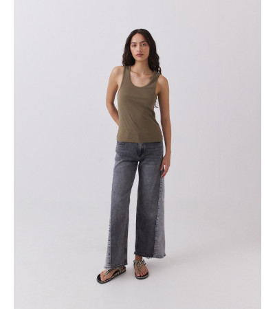 Top Nadadora con Cuello Redondo | MULAYA