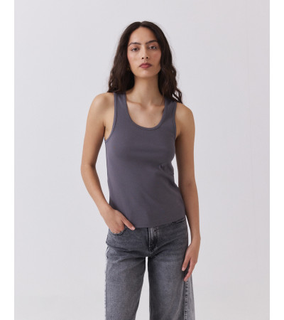 Top Nadadora con Cuello Redondo | MULAYA