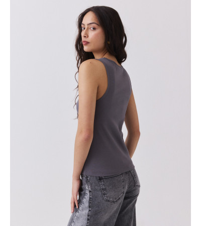 Top Nadadora con Cuello Redondo | MULAYA