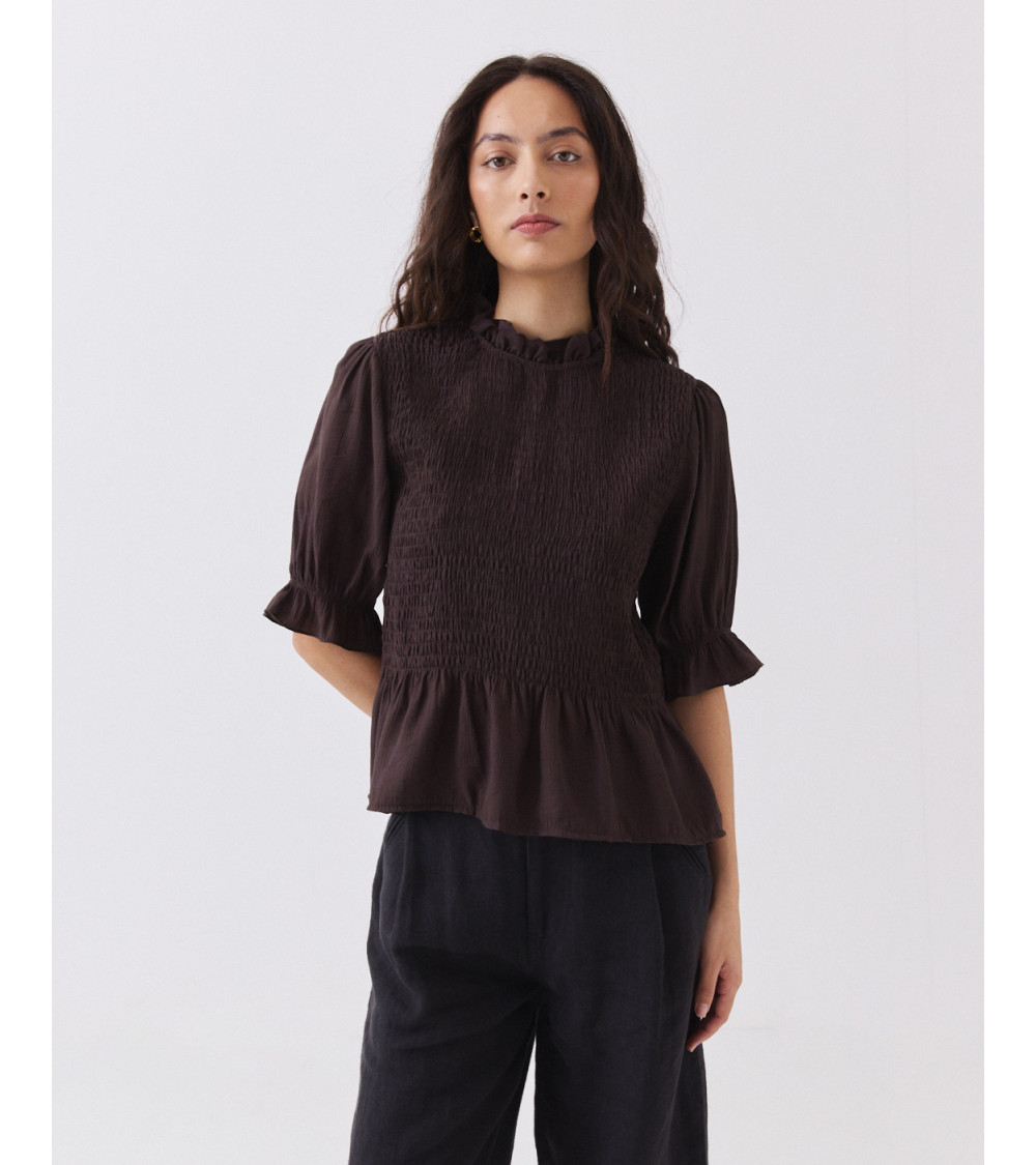 Blusa Panal Abeja Volantes | MULAYA