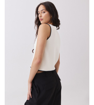 Chaleco Vivos Contraste Botones | MULAYA