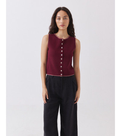 Chaleco Vivos Contraste Botones | MULAYA