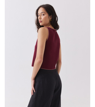 Chaleco Vivos Contraste Botones | MULAYA