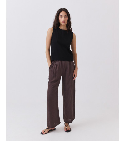 Pantalón Wide Leg Elástico | MULAYA