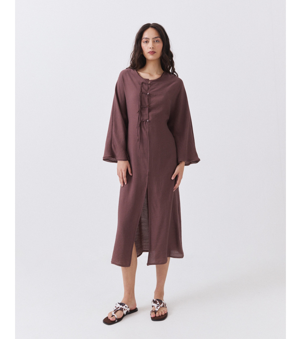 Vestido Túnica Oriental Botones | MULAYA