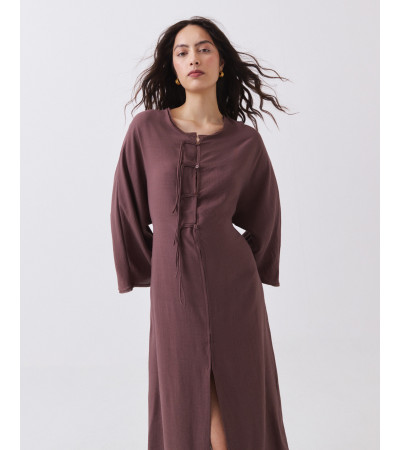 Vestido Túnica Oriental Botones | MULAYA