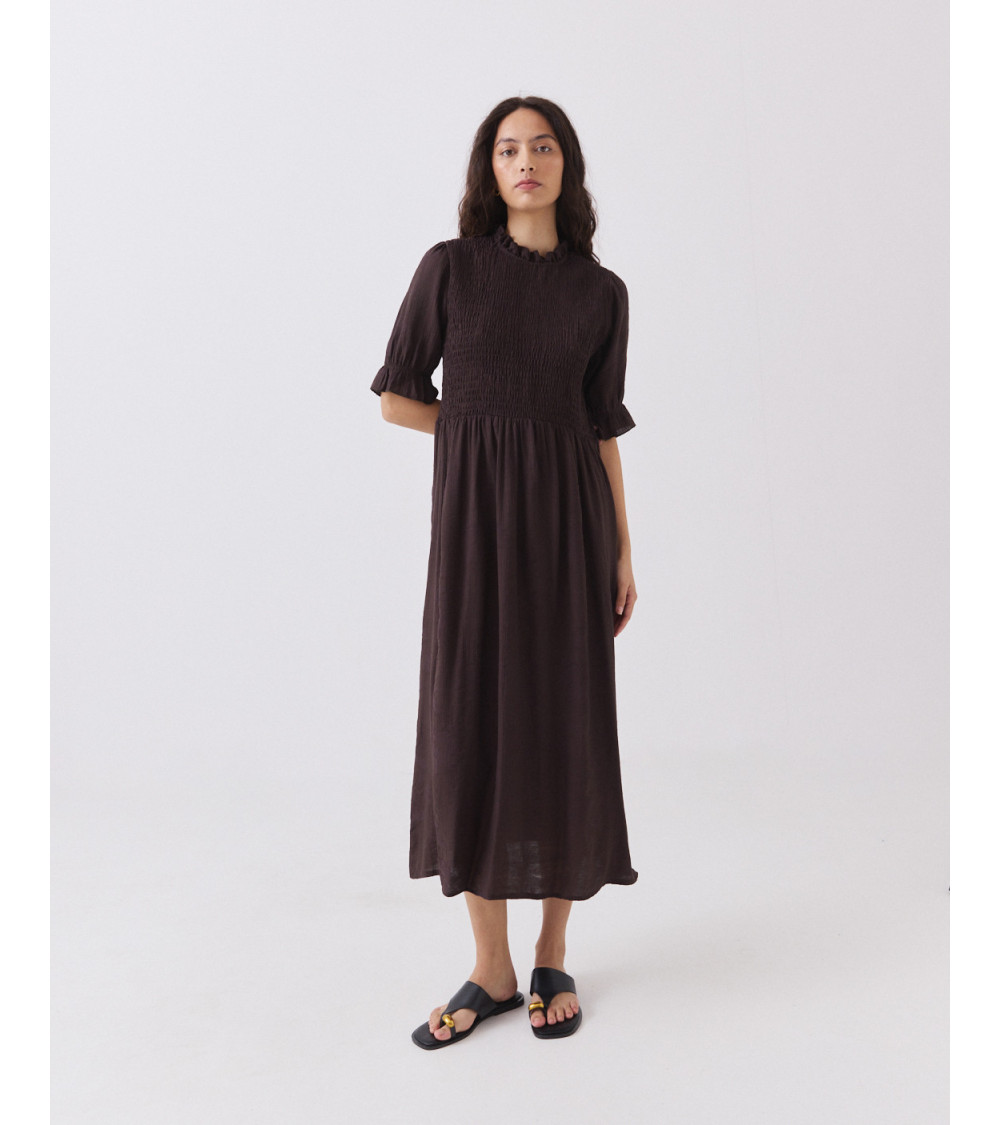 Vestido Panal Abeja Largo | MULAYA