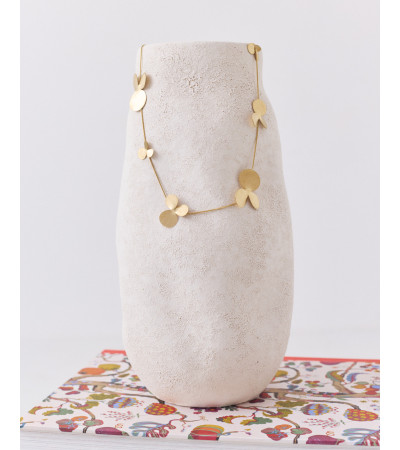 Collar Largo de Acero con Múltiples Flores | MULAYA