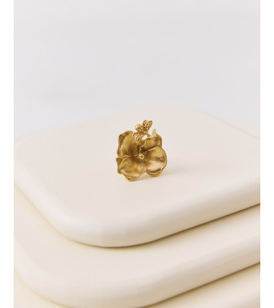 Anillo Ajustable Flor en Forma de Orquídea | MULAYA