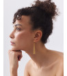 PENDIENTES LARGOS GEOMÉTRICOS DE ACERO | MULAYA