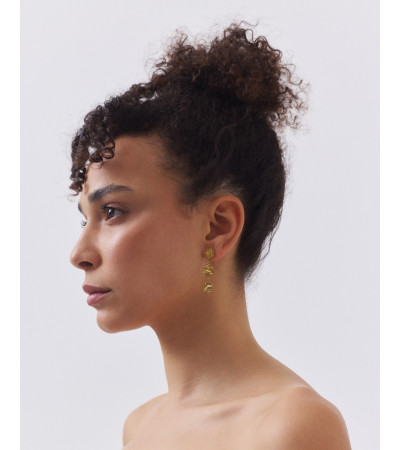 PENDIENTES COLGANTES DE SOLES EN ACERO | MULAYA