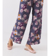 Pantalón Fluido con Estampado Floral | MULAYA