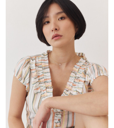 COLLAR DE ACERO CON DIJE DE CIRCONITA MINI | MULAYA