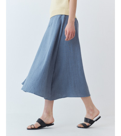 FALDA MIDI EVASÉ CON COSTURA ESTRUCTURAL | MULAYA