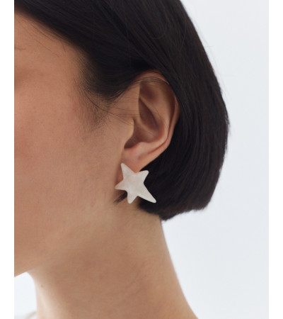 Pendientes en Forma de Estrella Efecto Nácar | MULAYA