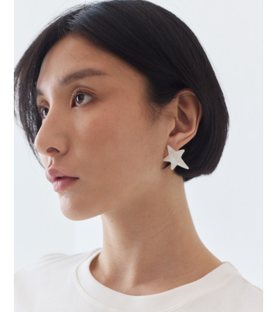 Pendientes en Forma de Estrella Efecto Nácar | MULAYA