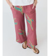PANTALÓN WIDE LEG ESTAMPADO CON LINO | MULAYA