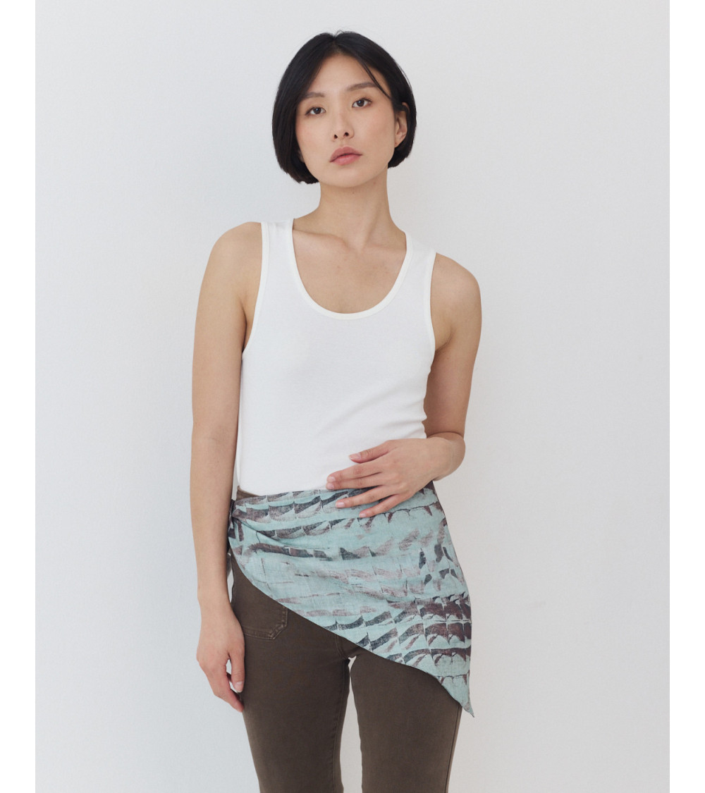 PAÑUELO TRIANGULAR ESTAMPADO MULTIPOSICIÓN | MULAYA