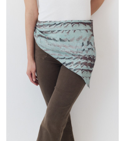 PAÑUELO TRIANGULAR ESTAMPADO MULTIPOSICIÓN | MULAYA