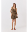 FALDA SHORT CON VOLANTES Y TACHAS | MULAYA