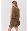 FALDA SHORT CON VOLANTES Y TACHAS | MULAYA