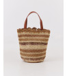 BOLSO DE MANO DE RAFIA CON COLORES Y ASA LARGA | MULAYA