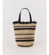 BOLSO DE MANO DE RAFIA CON COLORES Y ASA LARGA | MULAYA