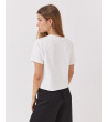 CAMISETA CROP BOXY FIT CON CUELLO REDONDO | MULAYA