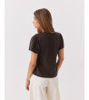 BLUSA LINO NIDO DE ABEJA Y CORTE PEPLUM | MULAYA