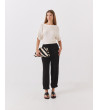 BOLSO DE MANO POUCH CON RAYAS BICOLOR | MULAYA