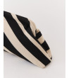 BOLSO DE MANO POUCH CON RAYAS BICOLOR | MULAYA