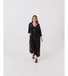 VESTIDO LARGO CON BORDADOS DE LENTEJUELAS | MULAYA